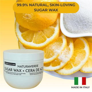 NaturaverdePro Sugar Wax Body & Facial Hair Removal Kit - 8.45 oz