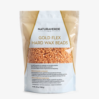 Gold Flex Hard Wax Beads for Fine to Medium Hair