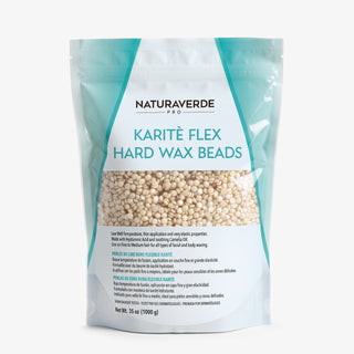 Karité Flex No-Strip Hard Wax Beads for Sensitive Skin, Fine to Medium Hair