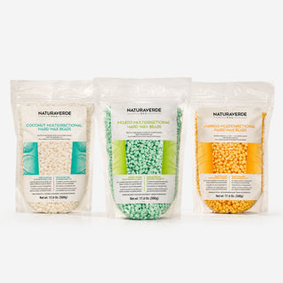 Multidirectional Hard Wax Beads Trio – Mango, Mojito & Coconut