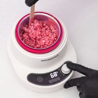 Pink Flex Hard Wax Beads for Face & Body Waxing, Fine to Medium Hair
