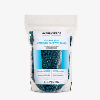 Naturaverde PRO Azulene Blue Synthetic Film Wax Beads 17.6 oz (500 g) bag