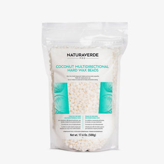 Naturaverde PRO Coconut Multidirectional Hard Wax Beads 17.6 oz (500 g) bag