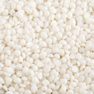 Coconut multidirectional hard wax beads close-up