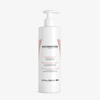 Naturaverde PRO Massage Body Oil with Almond Oil 16.9 fl oz (500 ml)