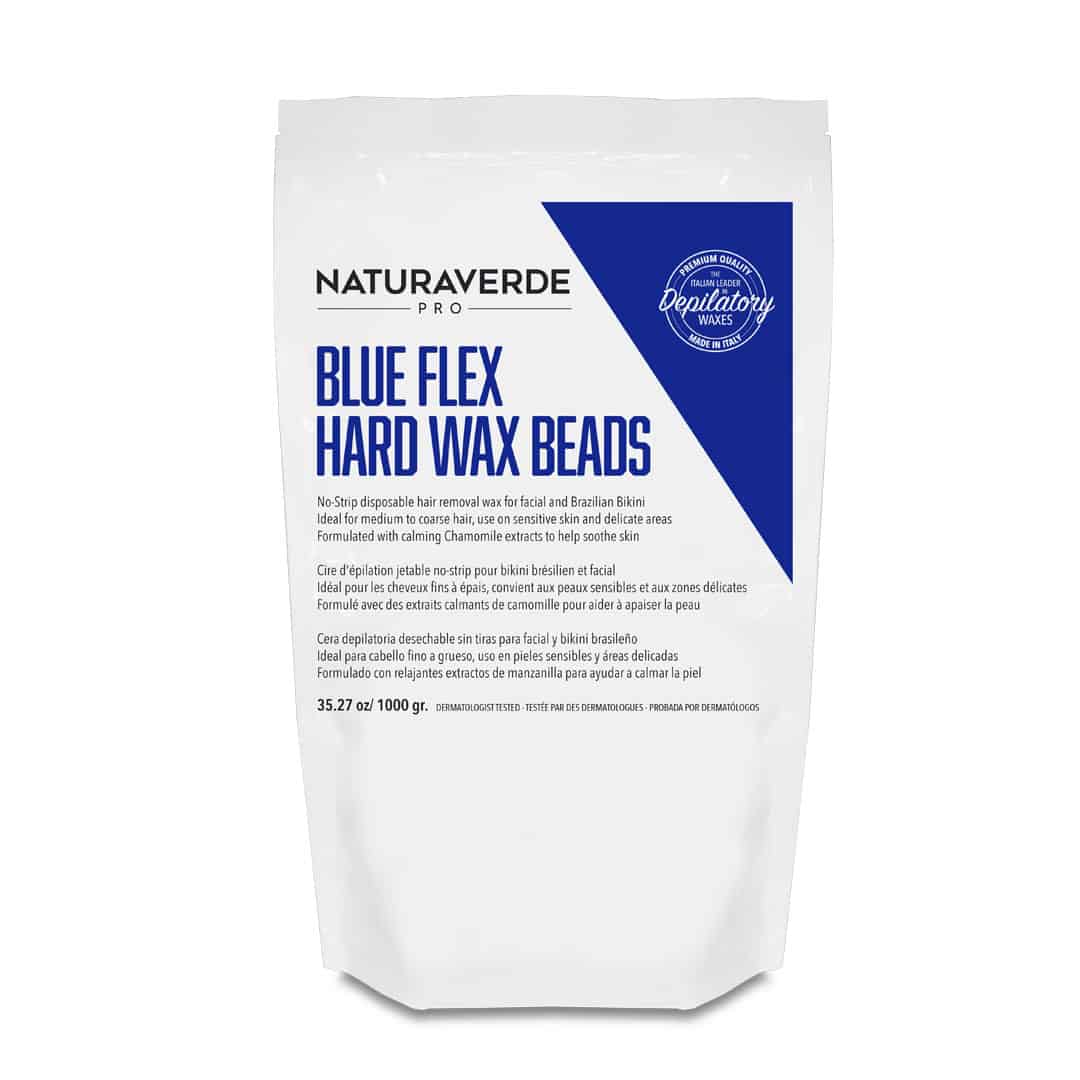 Blue Professional Hard Wax Beads Original Bulk 22 lb / 10 kg